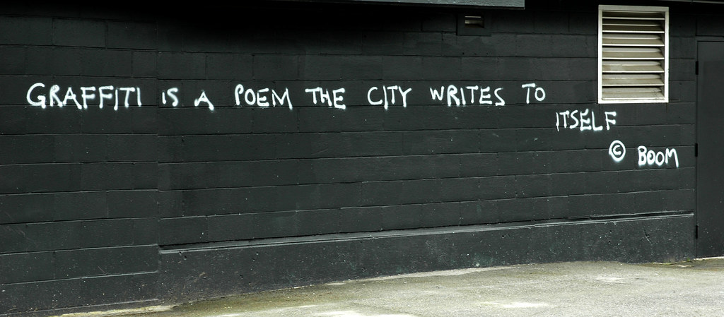 Detail Graffiti Is A Poem The City Writes To Itself Nomer 3