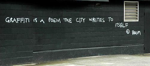 Detail Graffiti Is A Poem The City Writes To Itself Nomer 5