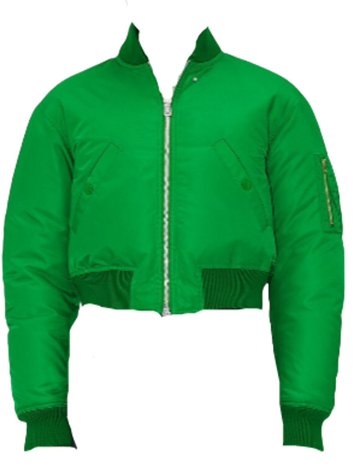 Detail Green Transparent Jacket Nomer 30