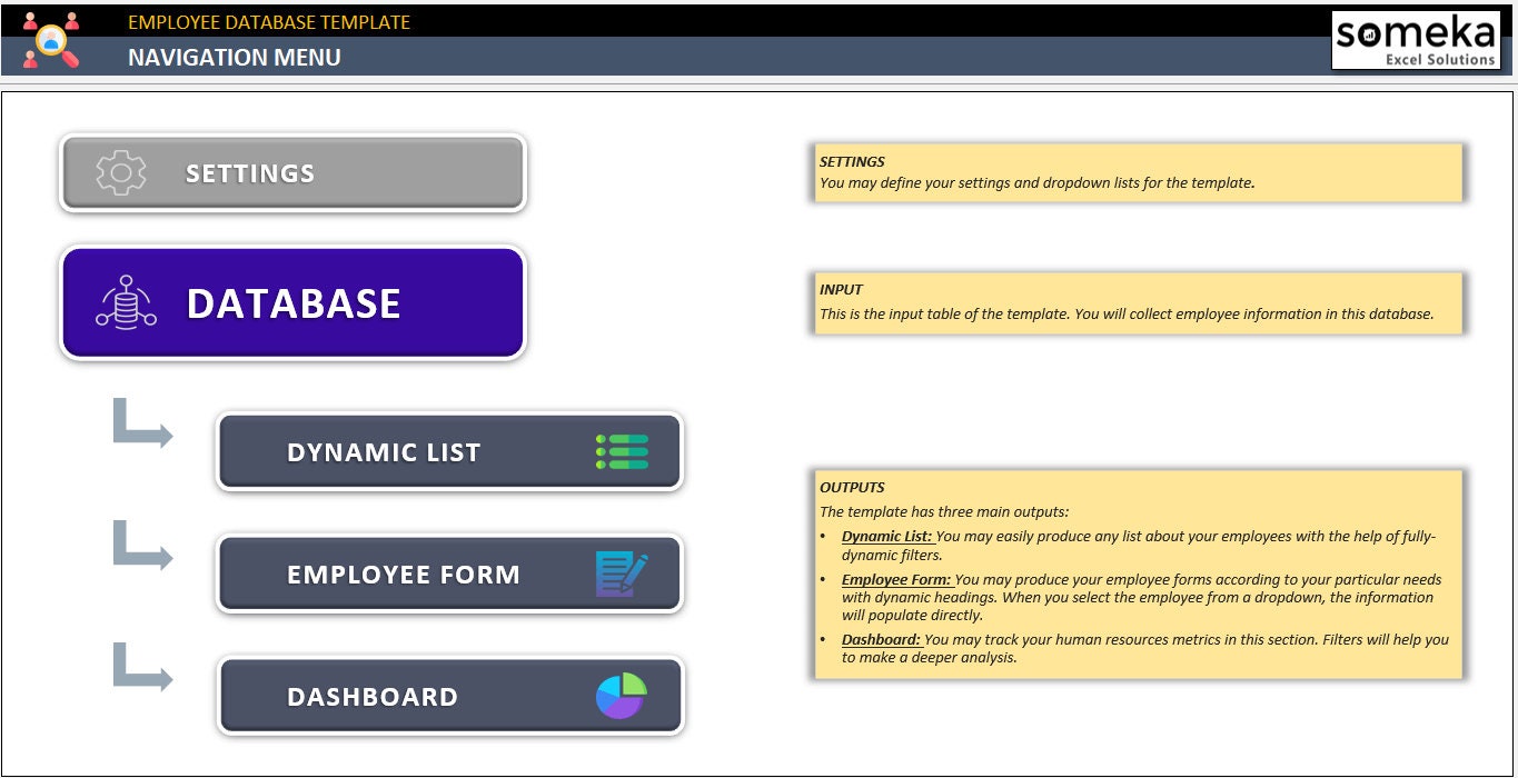 Detail Human Resources Database Template Nomer 14