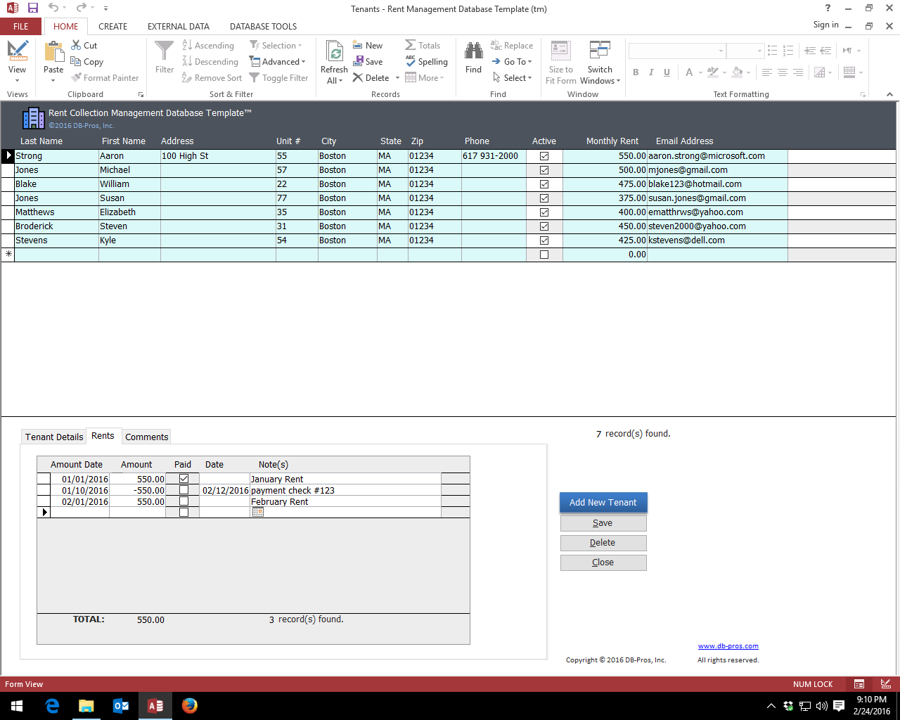 Detail Human Resources Database Template Nomer 15