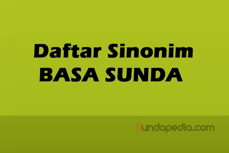 Detail Kamus Bahasa Sunda Terlengkap Nomer 35