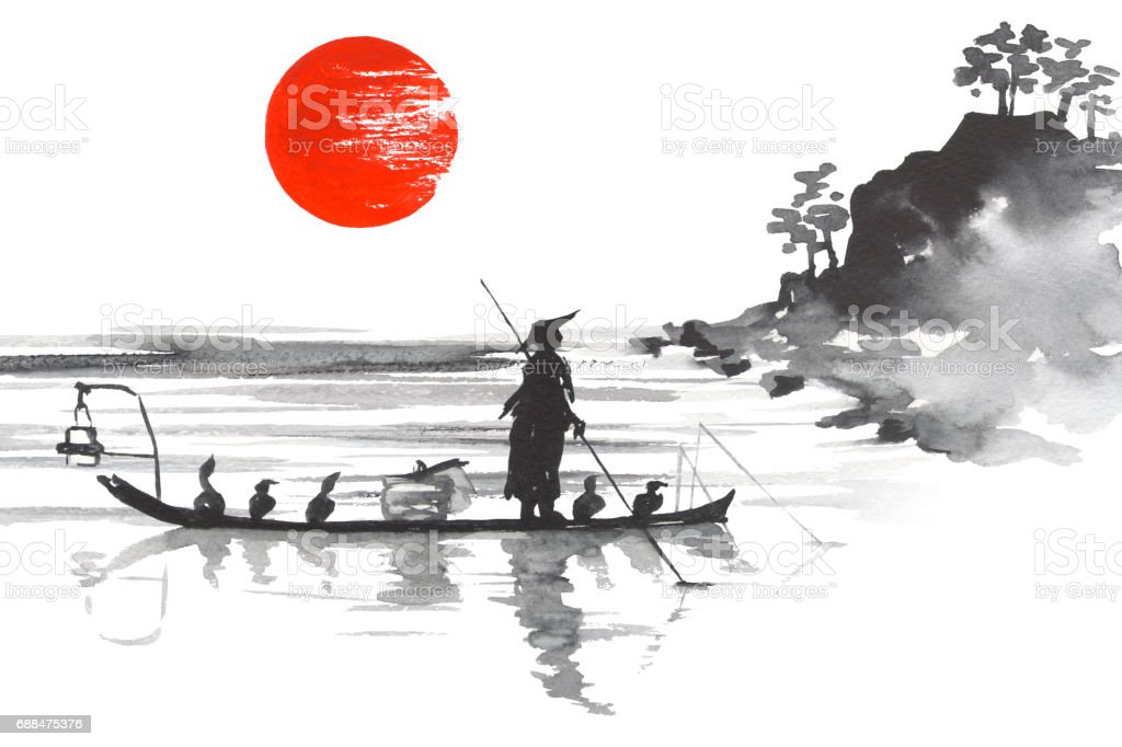 Detail Lukisan Tradisional Jepang Nomer 31