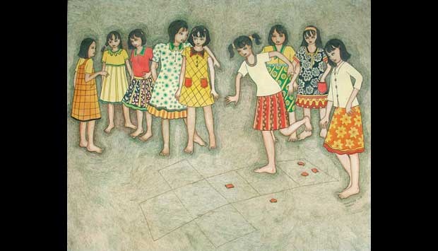 Detail Lukisan Tradisional Jepang Nomer 39