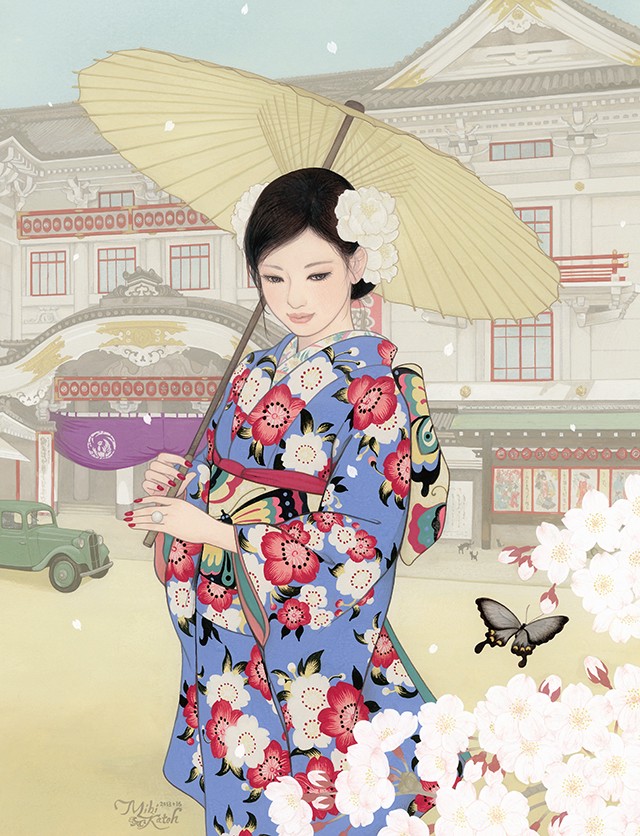 Detail Lukisan Tradisional Jepang Nomer 45