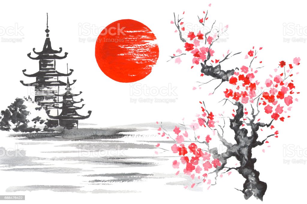 Detail Lukisan Tradisional Jepang Nomer 46