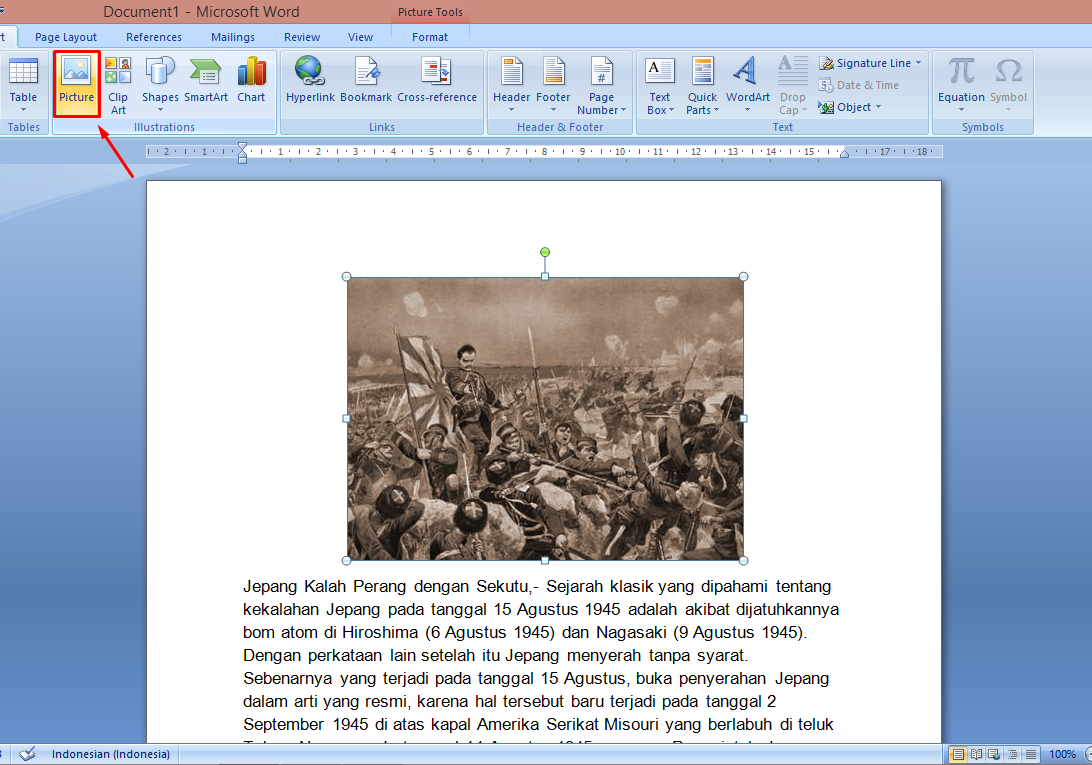 Detail Memunculkan Huruf Di Bawah Gambar Microsoft Office Nomer 40