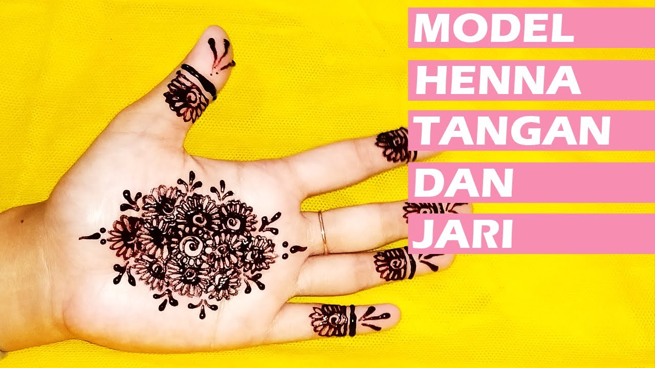 Detail Model Henna Tangan Nomer 44