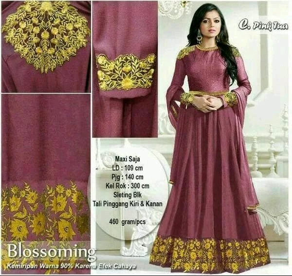 Detail Model Sari India Nomer 12