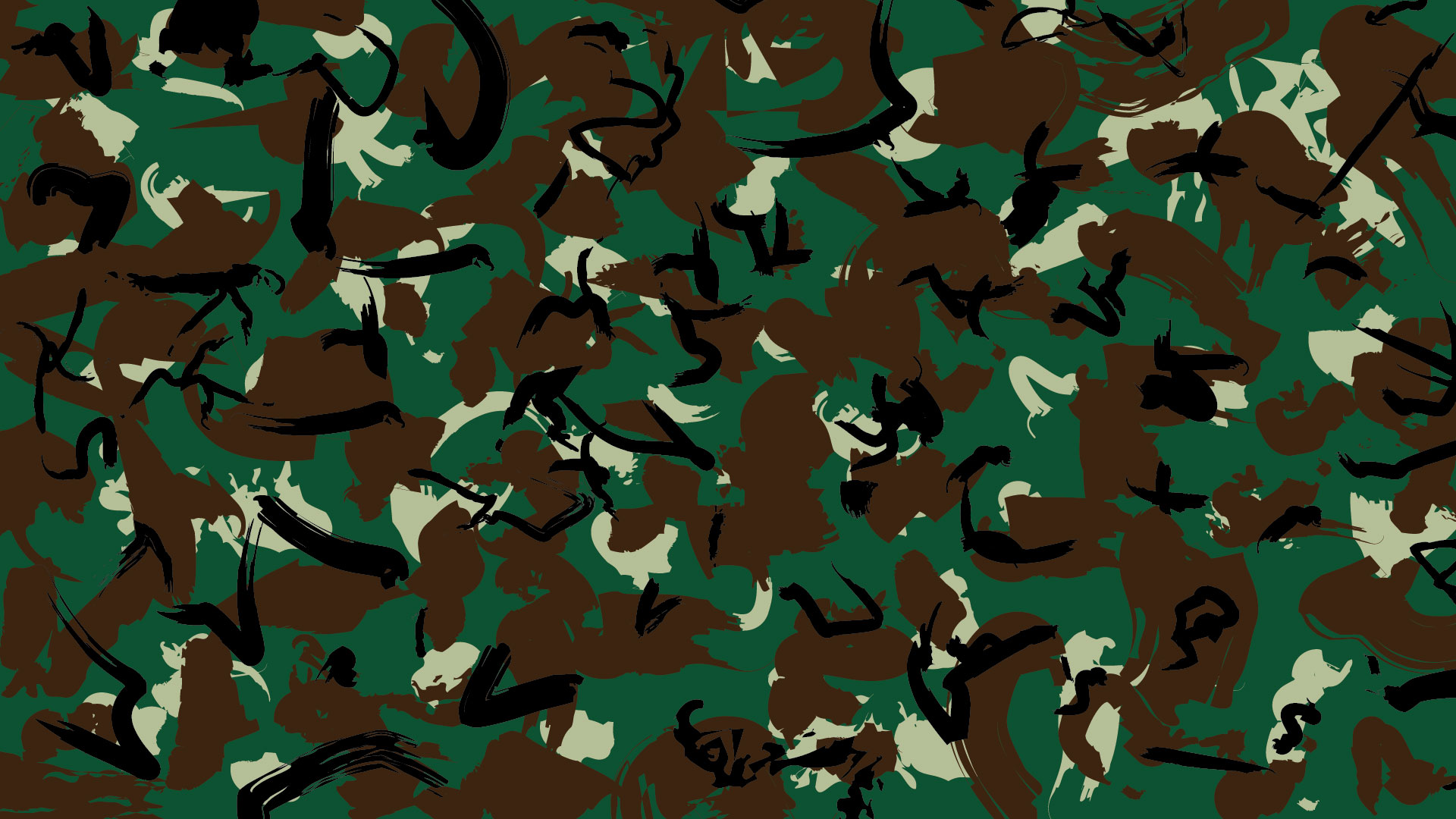 Detail Motif Loreng Tentara Nomer 20