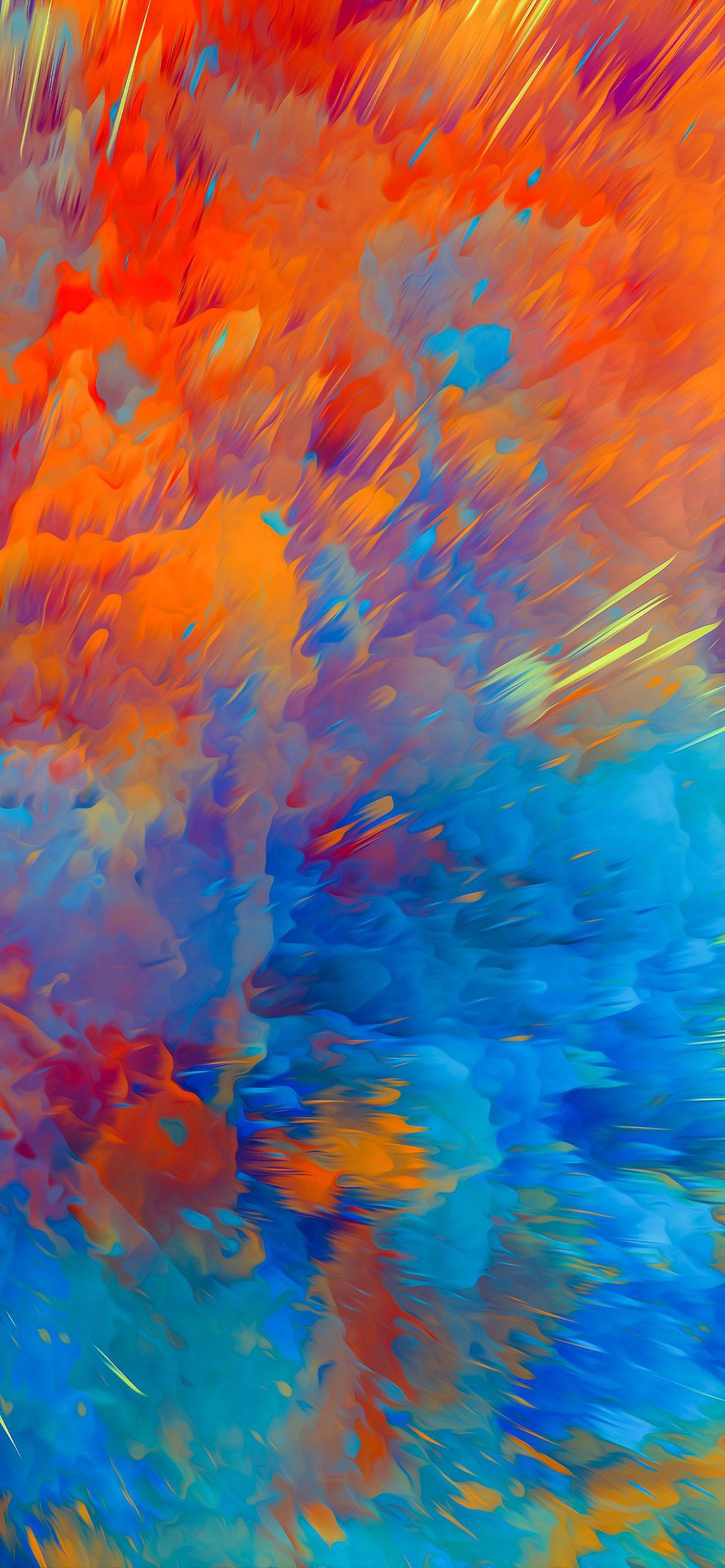 Detail Orange Blue Wallpaper Nomer 11