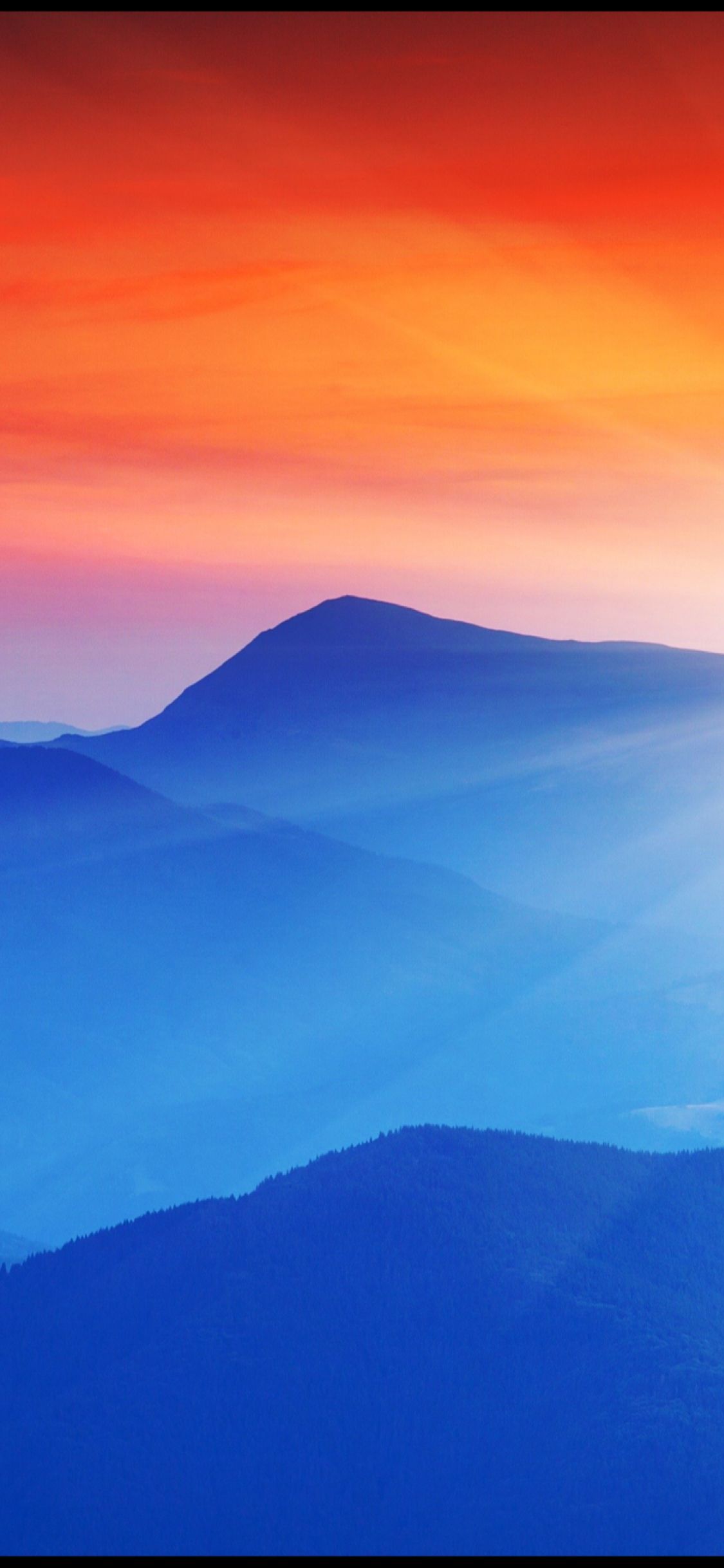 Detail Orange Blue Wallpaper Nomer 29