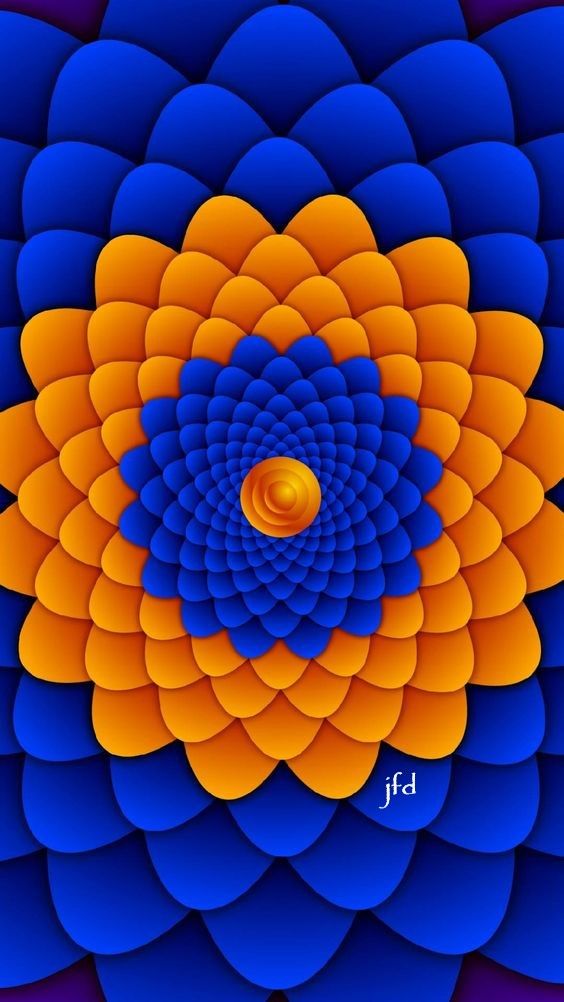 Detail Orange Blue Wallpaper Nomer 33