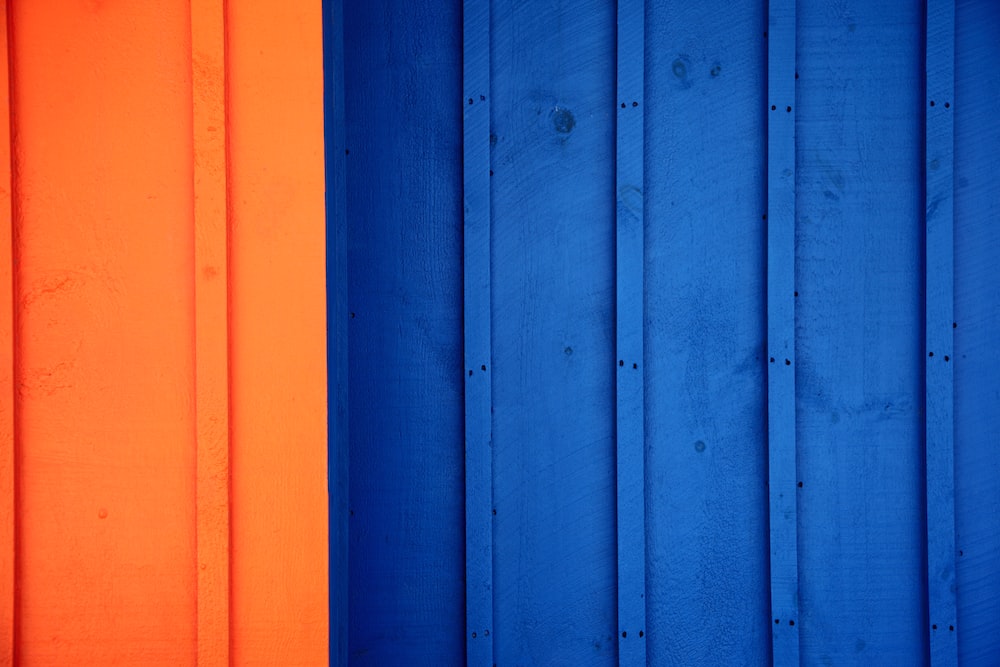 Detail Orange Blue Wallpaper Nomer 6