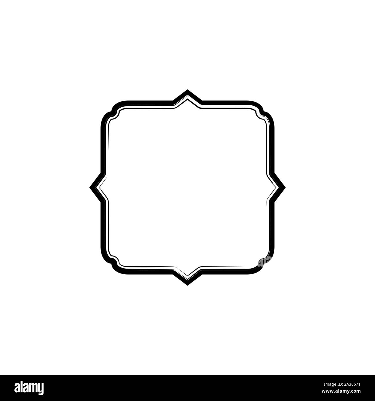 Detail Simple Border Vector Nomer 11