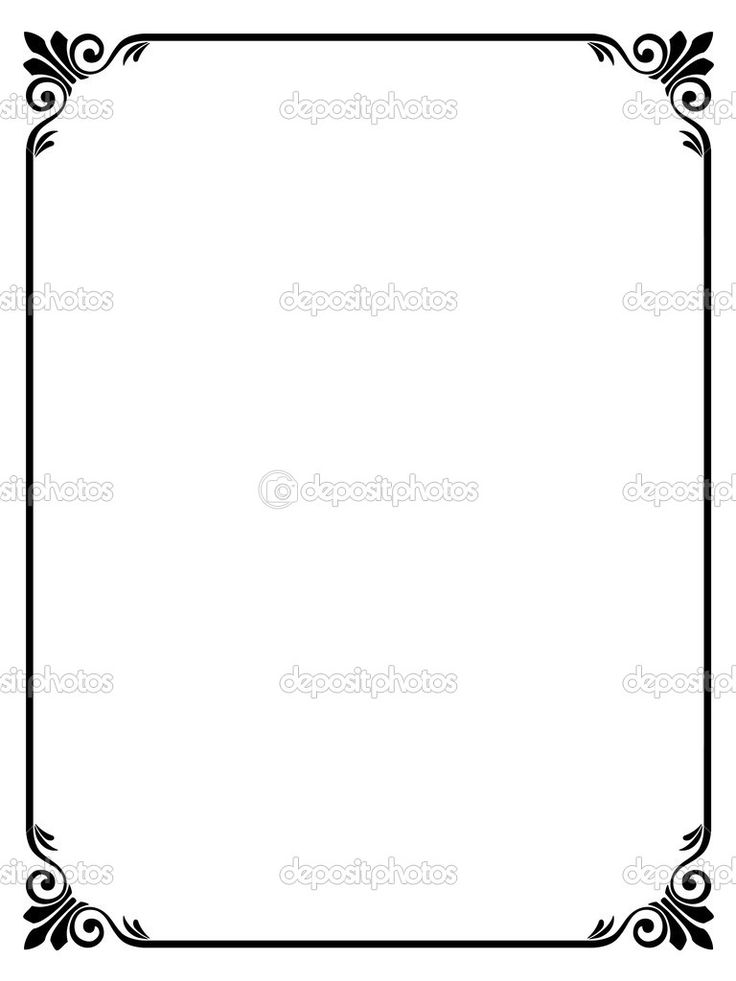 Detail Simple Border Vector Nomer 12