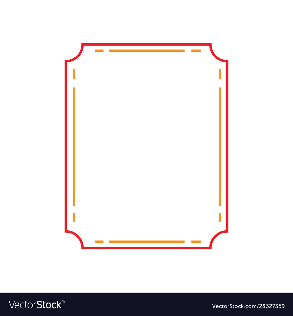 Detail Simple Border Vector Nomer 8