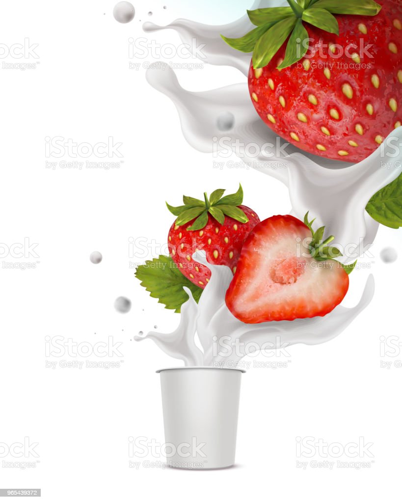 Detail Strawberry Yogurt Clipart Nomer 31