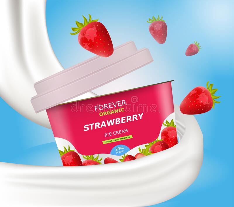 Detail Strawberry Yogurt Clipart Nomer 42