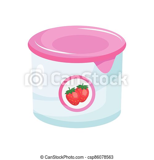 Detail Strawberry Yogurt Clipart Nomer 43