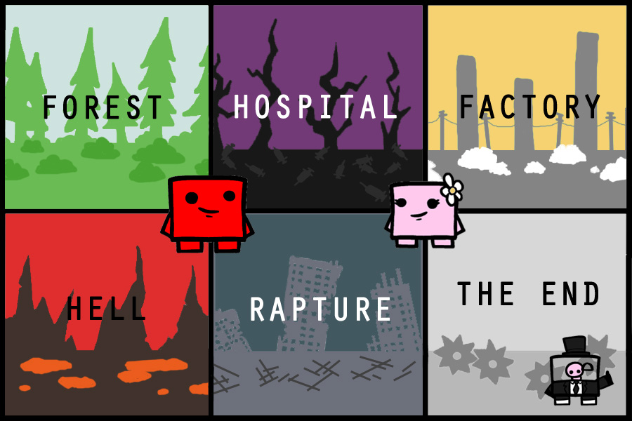 Detail Super Meat Boy All Bandage Locations Nomer 33