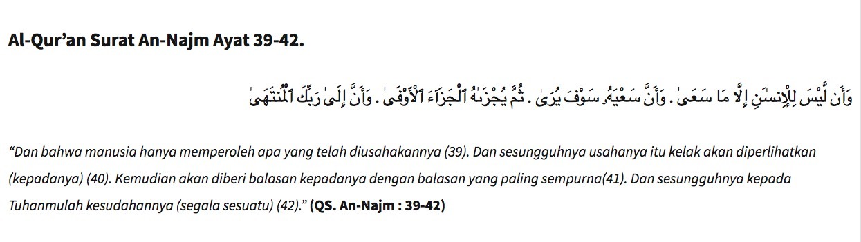 Detail Surat An Najm Ayat 40 Nomer 25