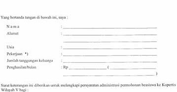 Detail Surat Keterangan Penghasilan Tambahan Nomer 25