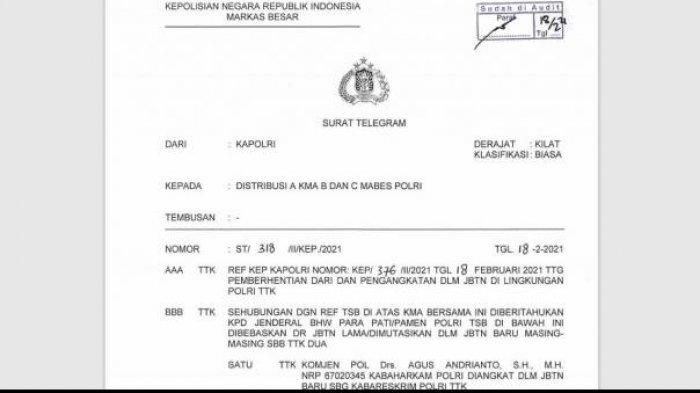 Detail Surat Telegram Kapolri Nomer 14