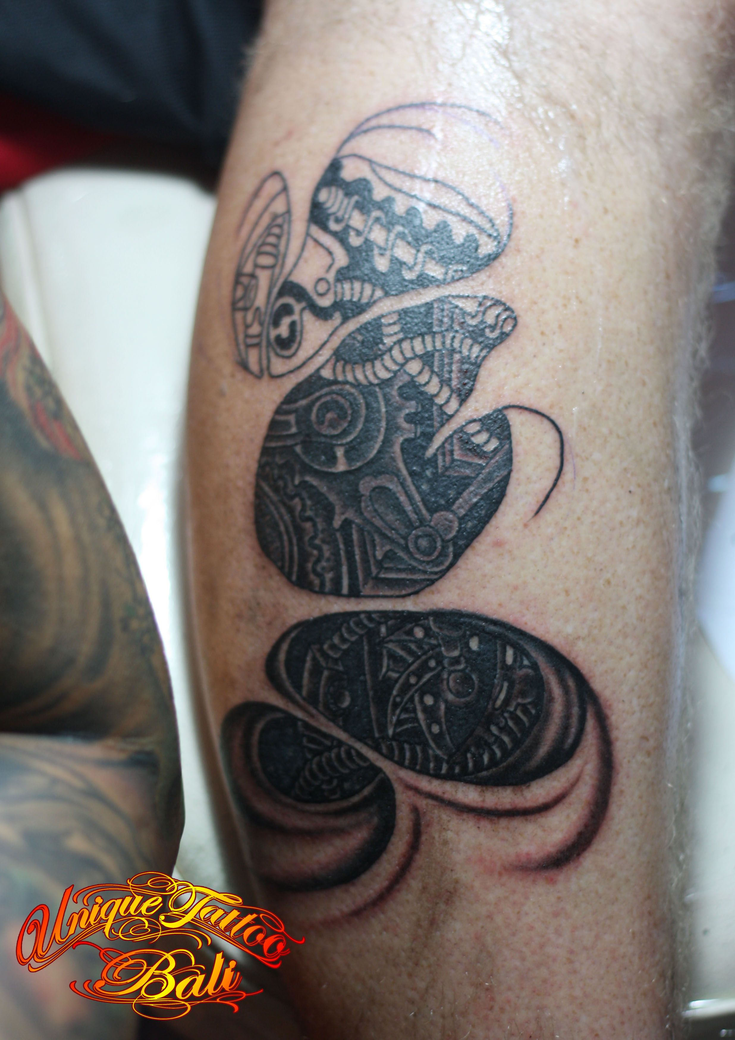 Detail Tatto Biomekanik Mesin Nomer 23