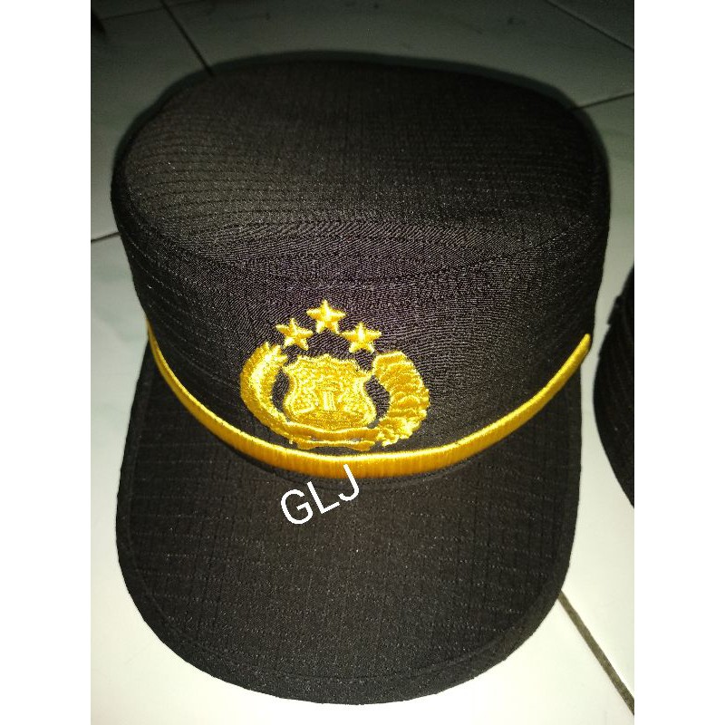 Detail Topi Polisi Perwira Nomer 25