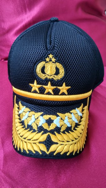 Detail Topi Polisi Perwira Nomer 39