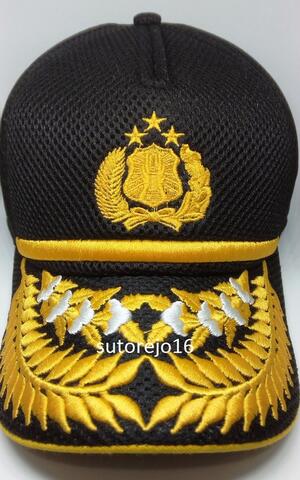 Detail Topi Polisi Perwira Nomer 52