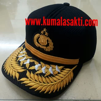 Detail Topi Polisi Perwira Nomer 9