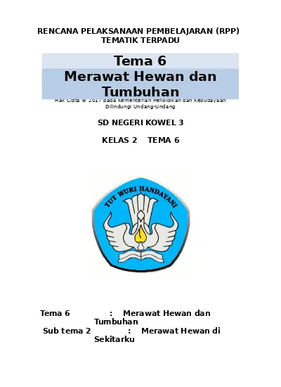 Detail Buku Guru Kelas 2 Tema 6 Merawat Hewan Dan Tumbuhan Nomer 37