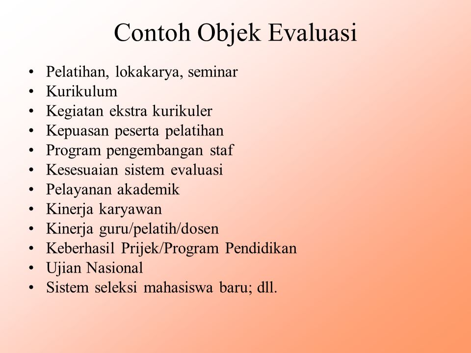 Detail Contoh Evaluasi Program Pendidikan Nomer 4