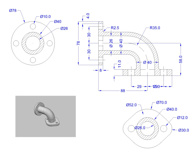 Detail Contoh Gambar Autocad 3d Nomer 25