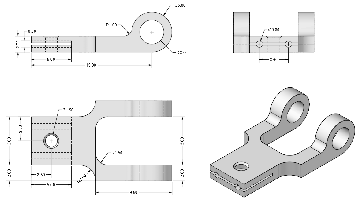 Detail Contoh Gambar Autocad 3d Nomer 5