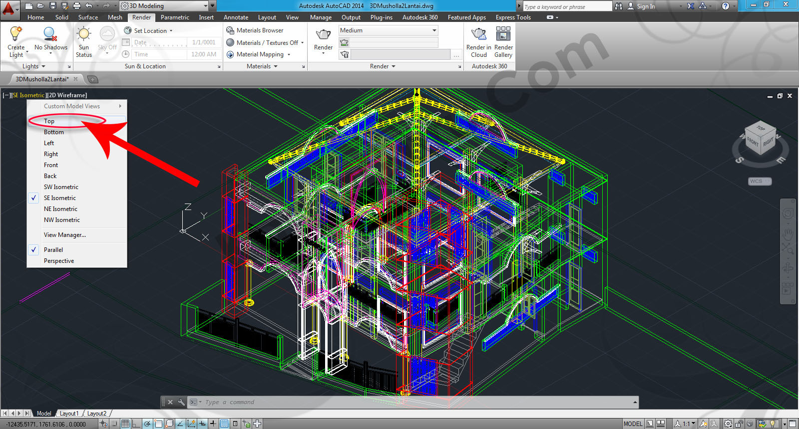 Detail Contoh Gambar Autocad 3d Nomer 6