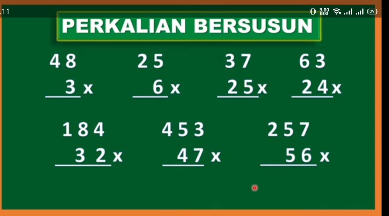 Detail Contoh Perkalian Bersusun Nomer 26