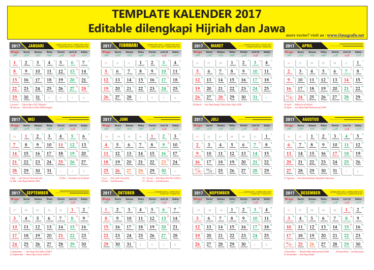 Detail Gambar Kalender 2017 Nomer 38
