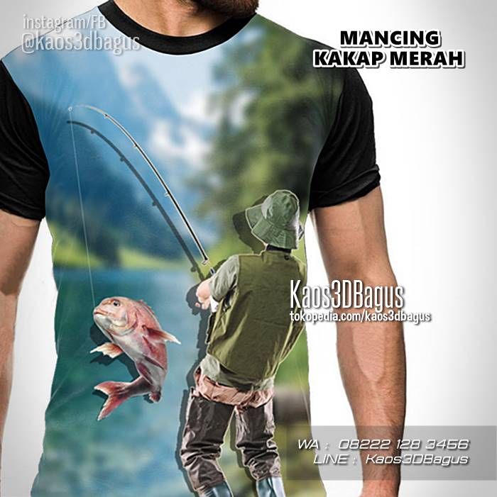 Detail Gambar Kaos Mancing Lucu Nomer 42