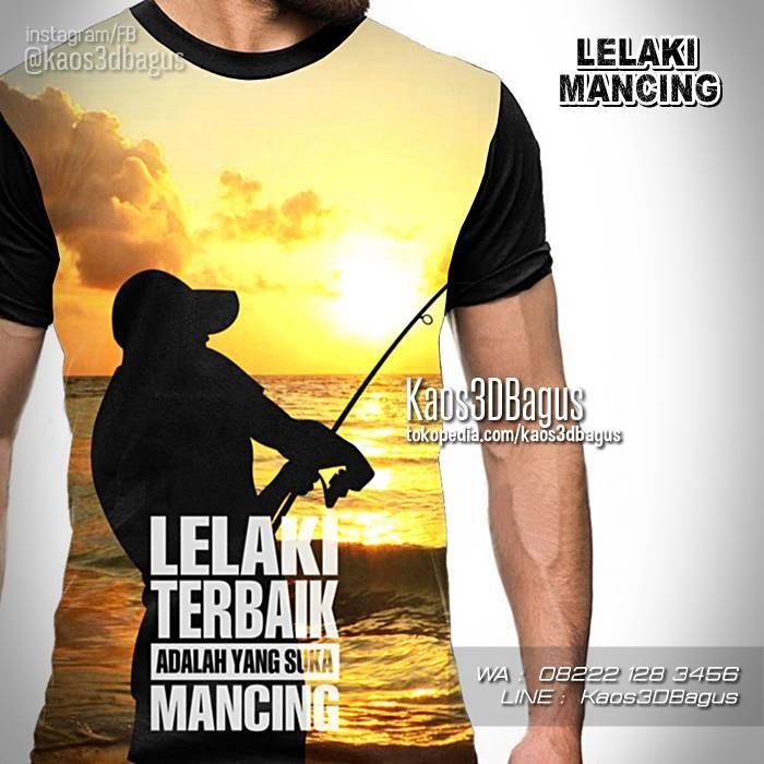 Detail Gambar Kaos Mancing Lucu Nomer 9