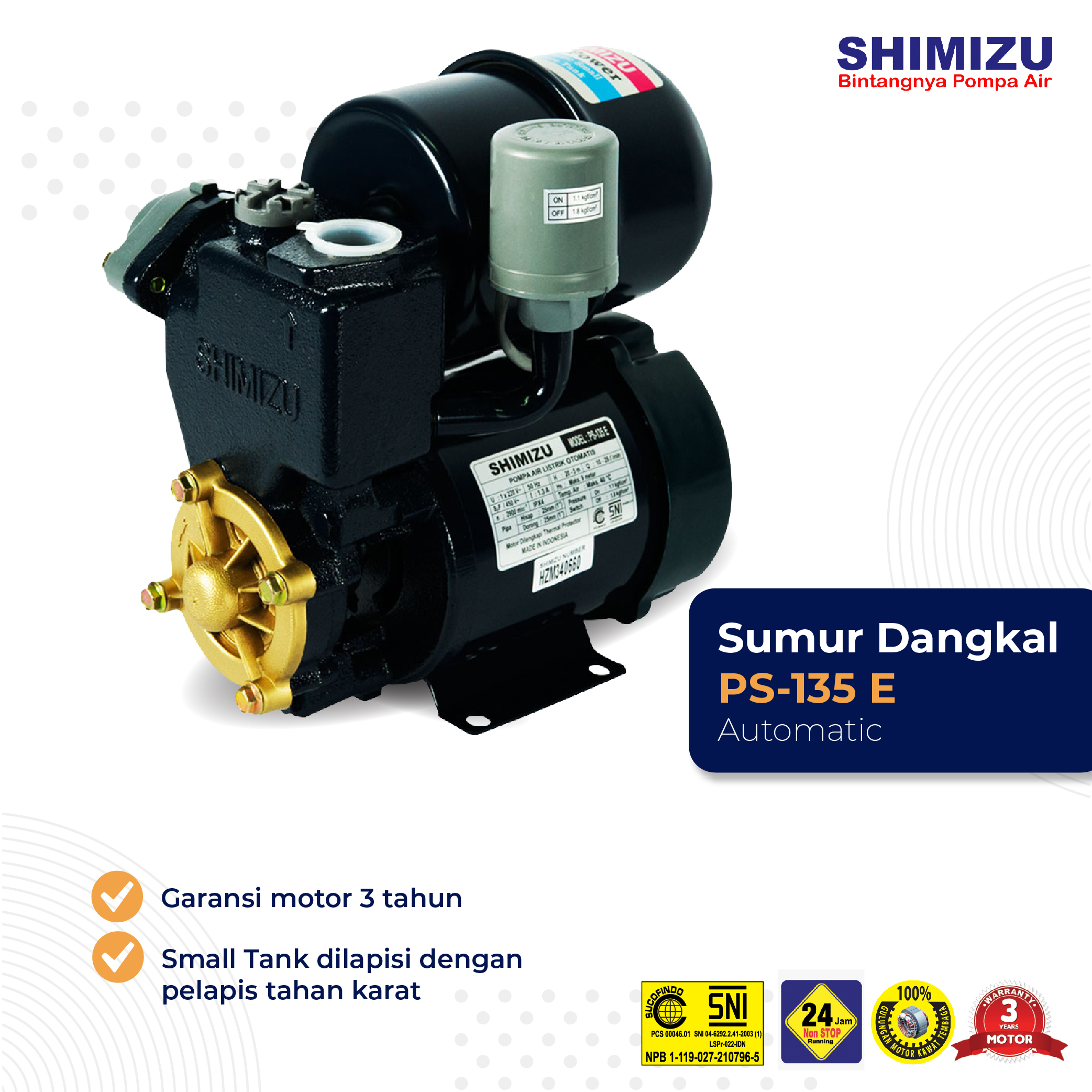 Detail Gambar Pompa Air Shimizu Nomer 20