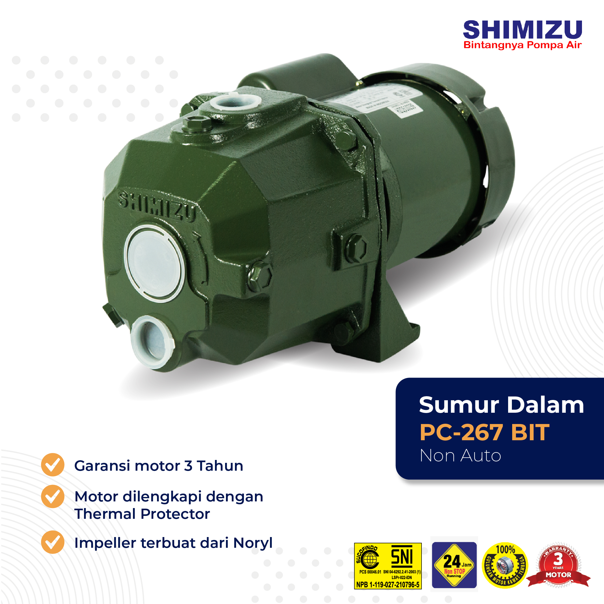 Detail Gambar Pompa Air Shimizu Nomer 44