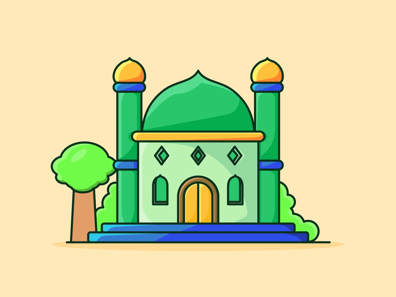 Detail Kartun Gambar Masjid Nomer 5