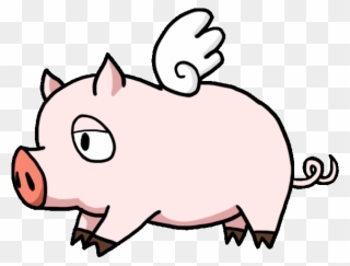 Detail Pig With Wings Clipart Nomer 14
