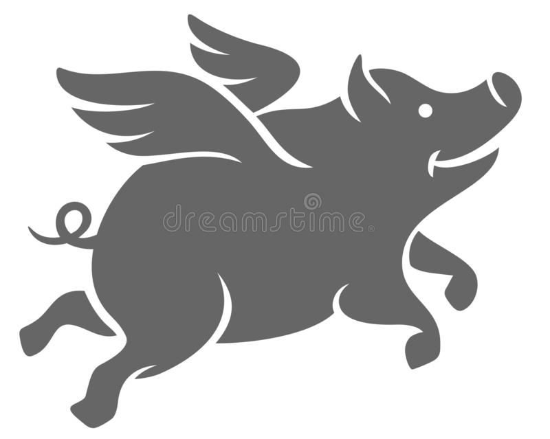 Detail Pig With Wings Clipart Nomer 23
