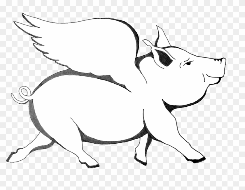 Detail Pig With Wings Clipart Nomer 24