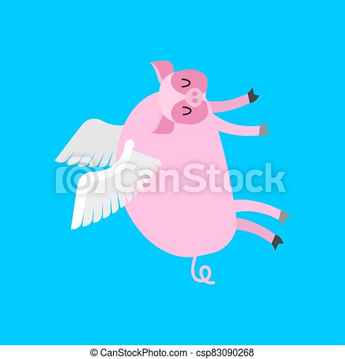 Detail Pig With Wings Clipart Nomer 43