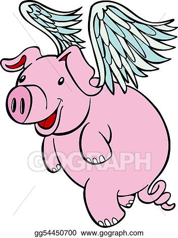 Detail Pig With Wings Clipart Nomer 50